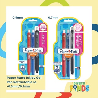 Paper Mate Inkjoy 100 Mini Candy Pop - 10 Ballpoint pens with cap -  Assorted Colours - Medium Point 1.0mm - blister