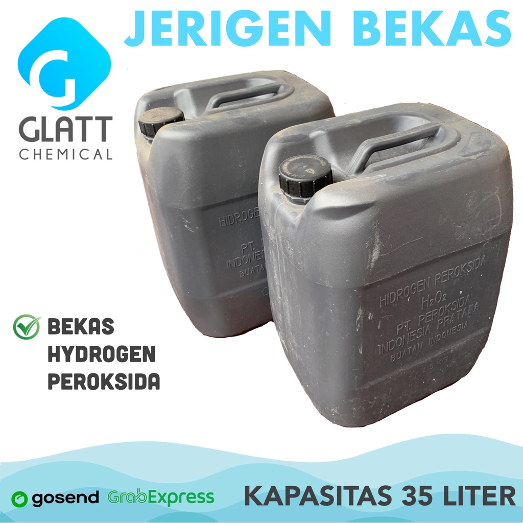 Used 35 Liter Jerry Can - Thick Empty Plastic Jerry Can | Shopee ...