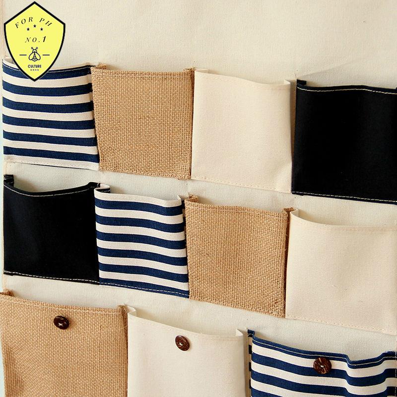 fastest latest ☽ 13 Pocket Wall Hanging Organizer Bag Multilayer