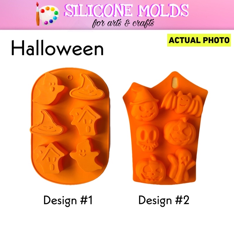 Halloween Theme Silicone Mold Arts and Crafts Cake Decorations