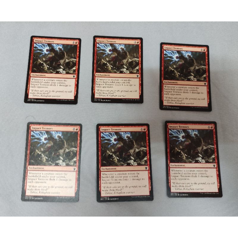 Magic the Gathering - Impact Tremors | Shopee Philippines