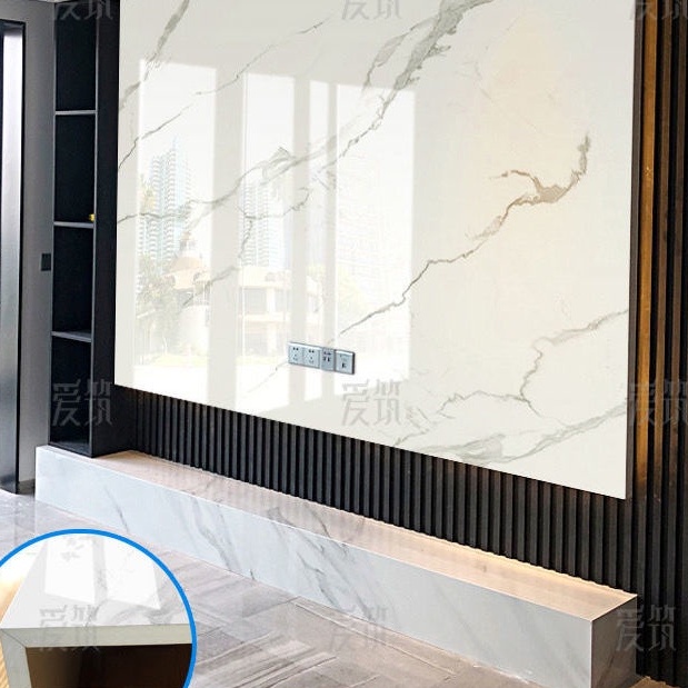 home lifeWooden Decoration Panel PET Highlight Marble Pattern Wallboard