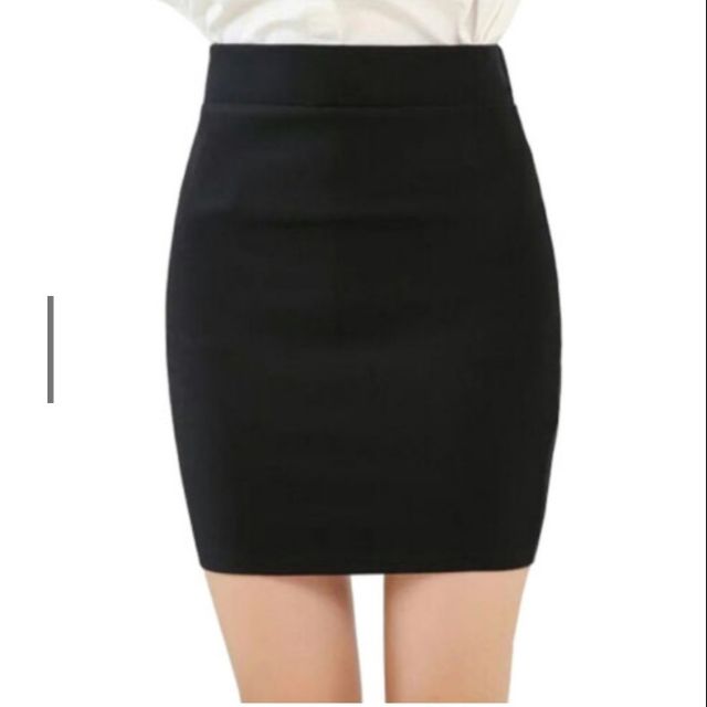 Pencil cut shop mini skirt