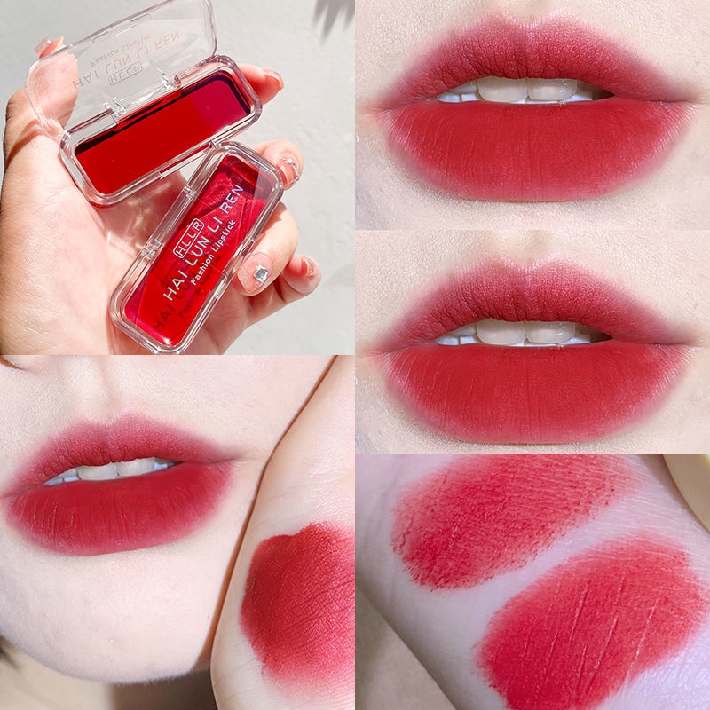 Cheese Jelly Lip Mud Velvet Matte Waterproof Lipstick Cream Tint Lip ...