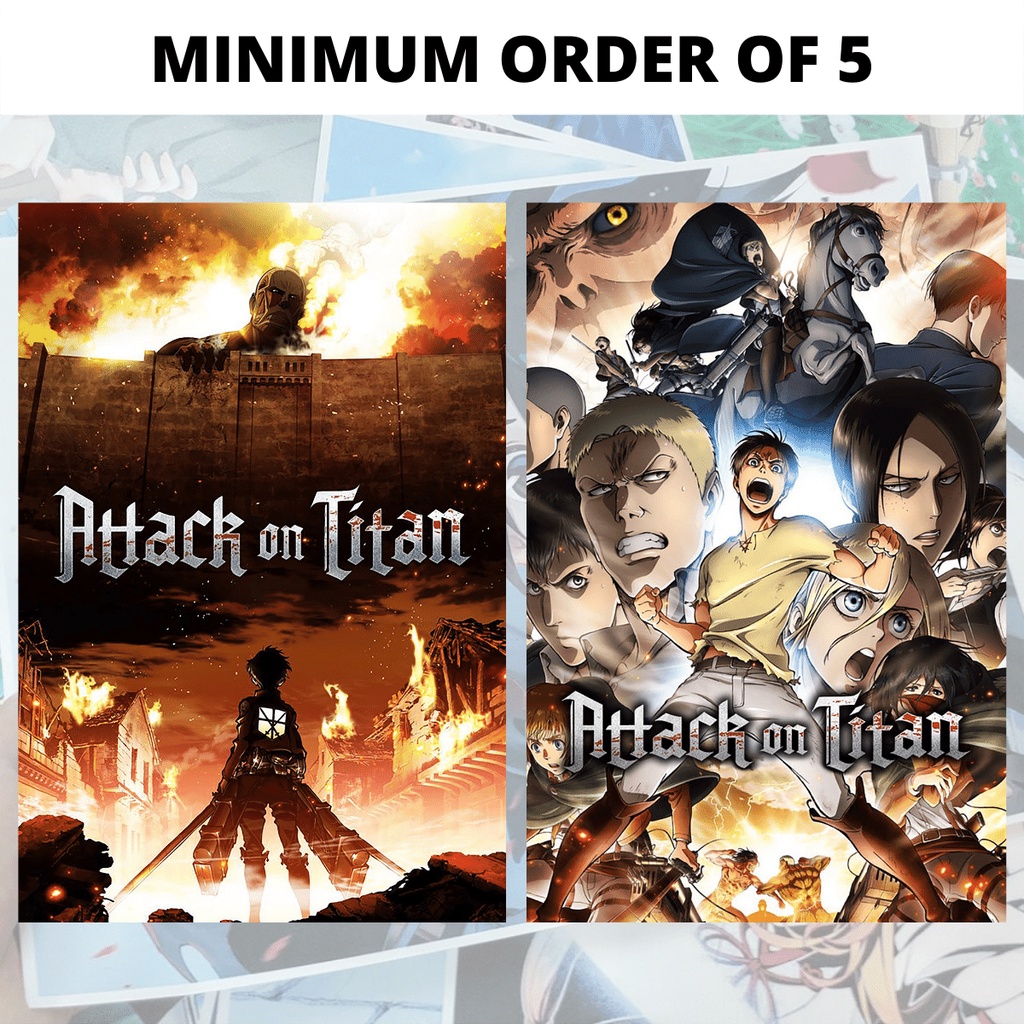 Anime Posters / Attack on Titan Poster Collection / A4 Anime Poster