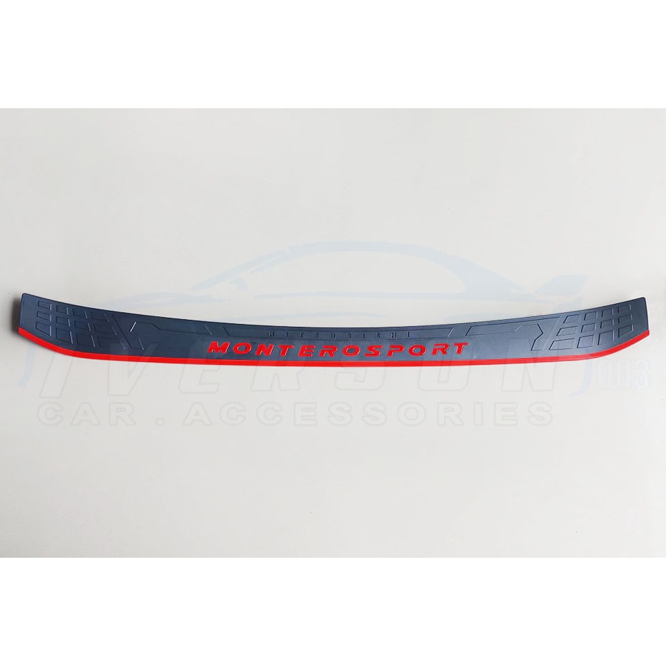 Mitsubishi Montero 2020 to 2021 Rear Step Sill Bumper Guard Red Lining ...