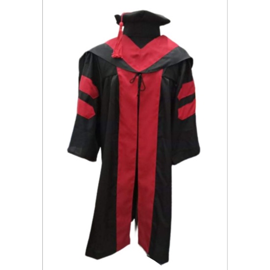 Graduation Toga ⚘3 in 1 Masteral Graduation toga, hood, beret with ...