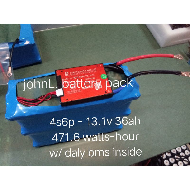 LiFePo4 battery pack 4s6P - 12v 36ah | Shopee Philippines