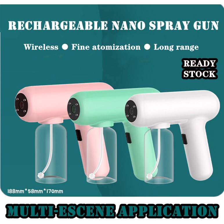 Nano Spray Gun Wireless Nano Atomizer Spray Disinfection Spray Gun