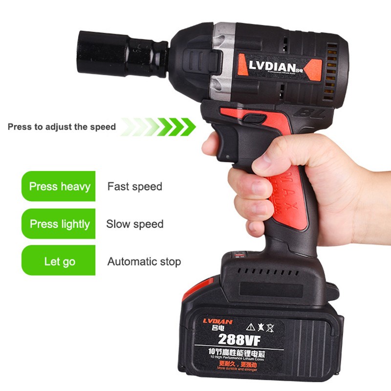 Lvdian impact wrench deals battery