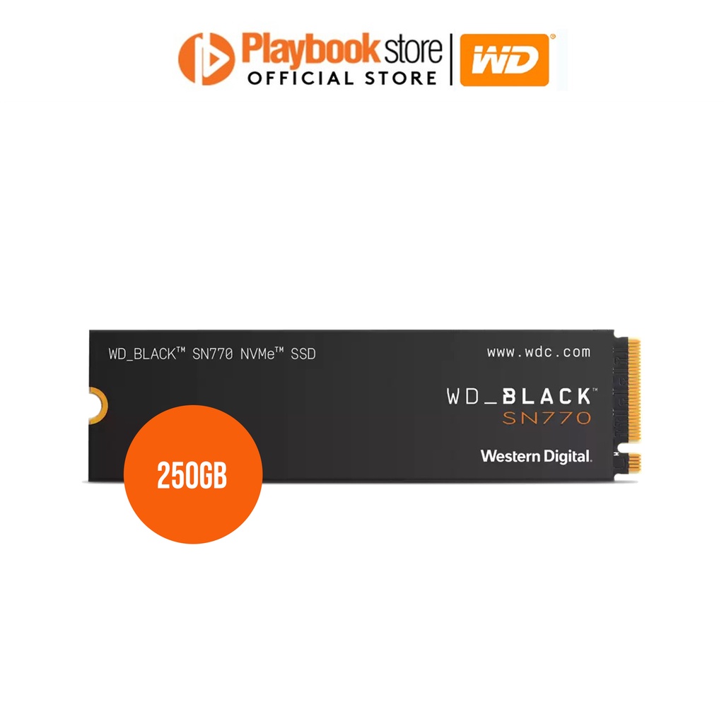 WD BLACK SSD 250GB SN770 NVMe M.2 WDS250G3X0E.