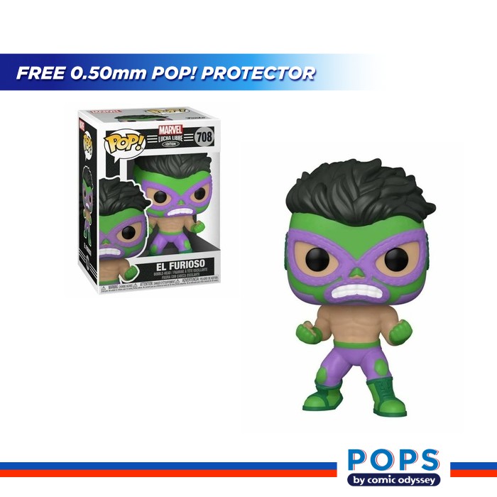 Funko Pop Marvel Lucha Libre El Furioso Hulk 708 Sold By Comic