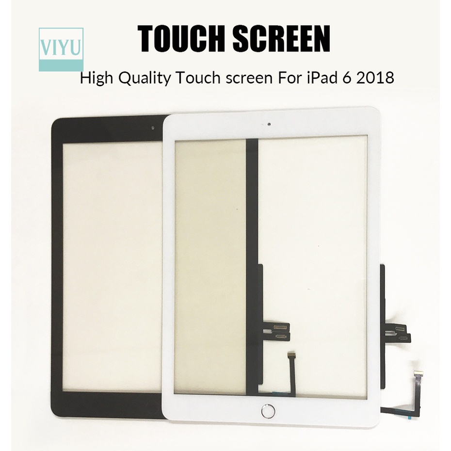 Touch Screen compatible For iPad 6 9.7inch (2018) A1893 A1954 Glass  Digitizer Panel LCD Outer Display Replacement Glass