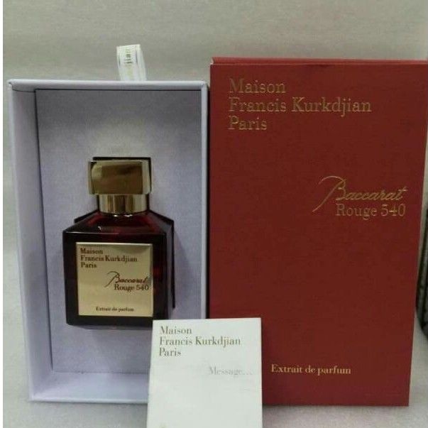 Authentic US tester Baccarat Rouge 540 by Maison Francis Shopee