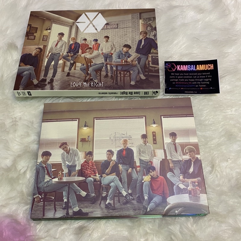 LOVE ME RIGHT CD & DVD EXO Japan Unsealed Album | Shopee Philippines