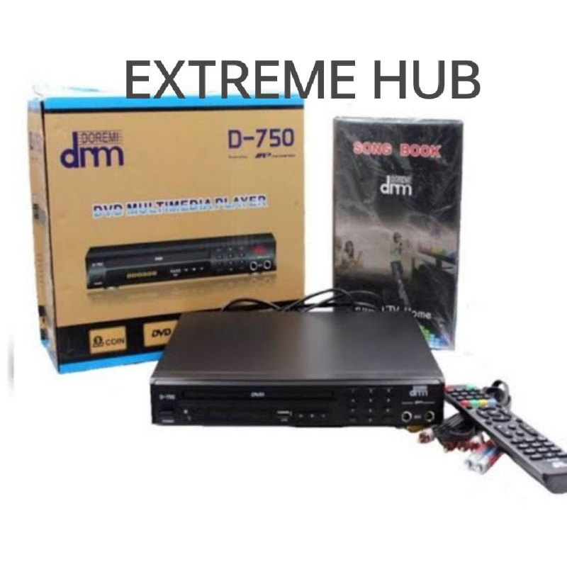 MEGAPRO DOREMI D750 MINI KARAOKE DVD PLAYER WITH FREE WIRED MICROPHONE