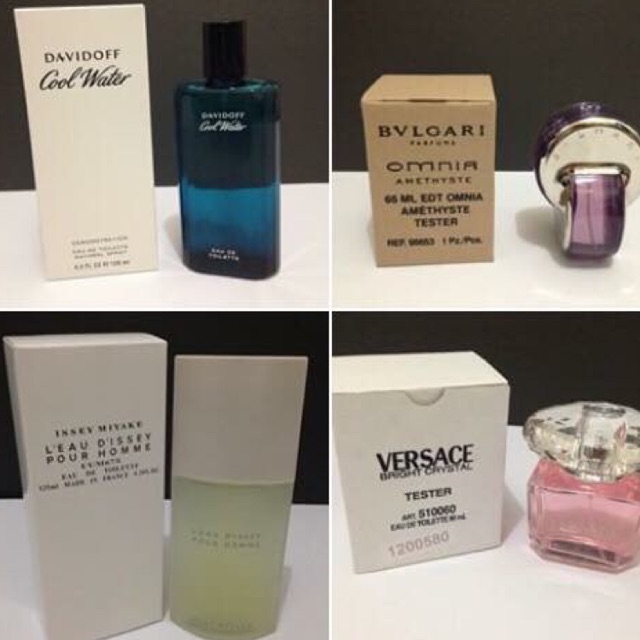 Original vs best sale tester perfume