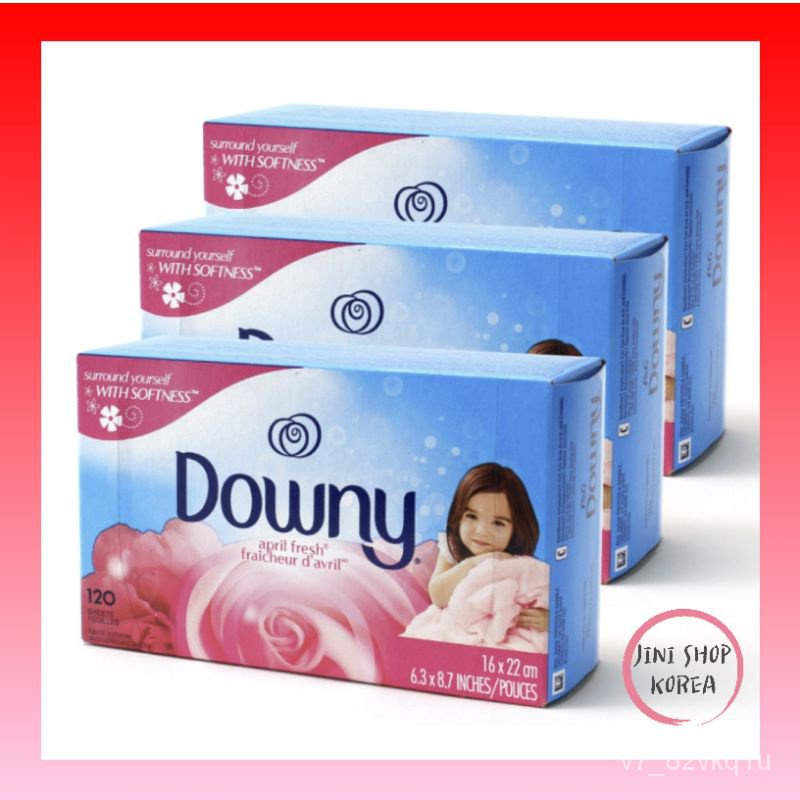 Downy April Fresh Dryer sheet Fabric Softener Sheets / 120, 240, 360