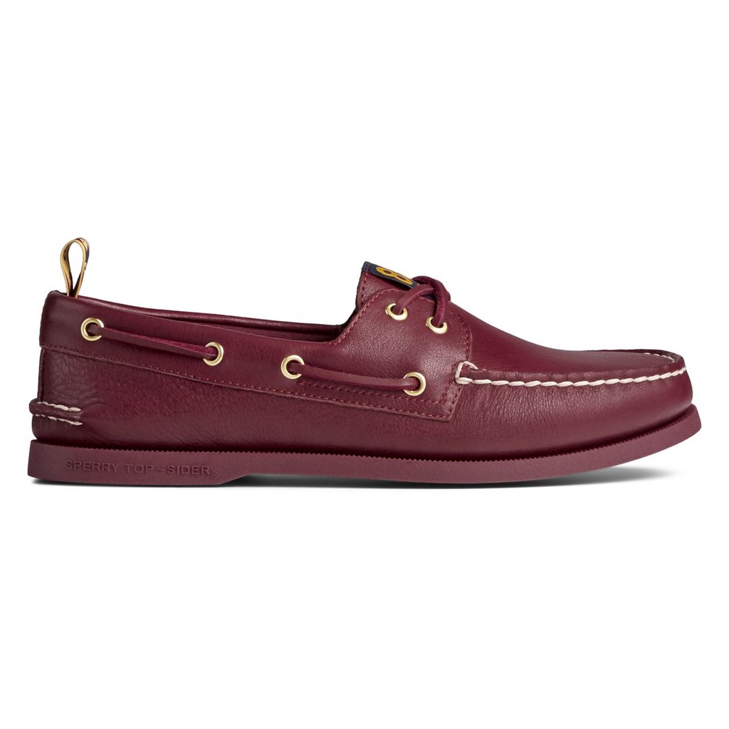 Burgundy sperrys best sale