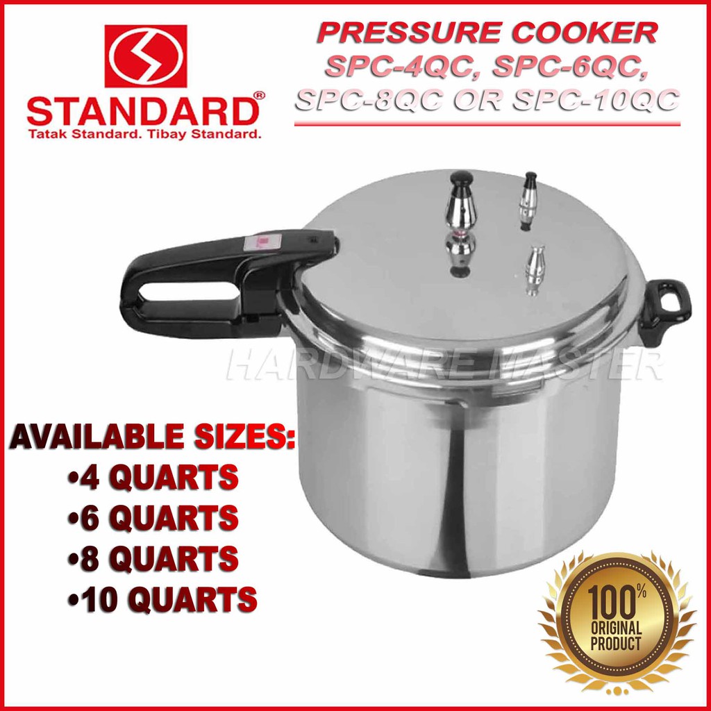 Standard Pressure Cooker SPC 4QC SPC 6QC SPC 8QC Or SPC 10QC ALUMINUM Shopee Philippines