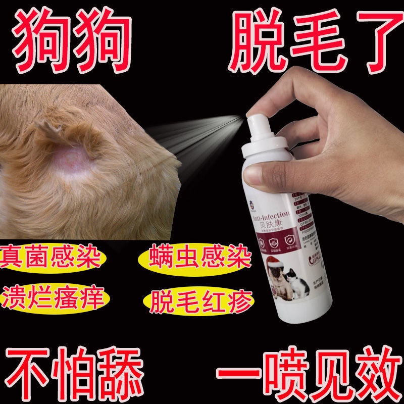 Beifukangang dog skin disease external medicine spray care kill mites dogs antiinflammatory