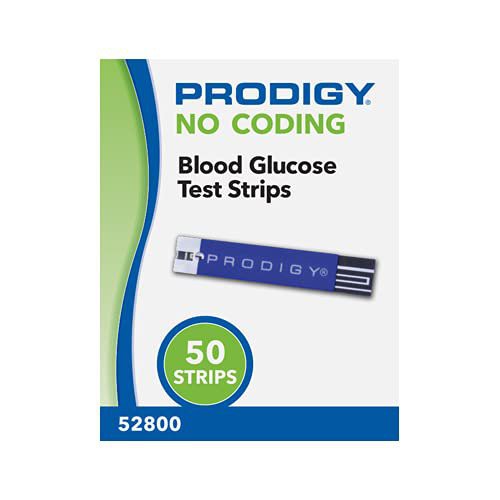 Prodigy No Coding Blood Glucose Test Strips, 50 Strips Shopee Philippines