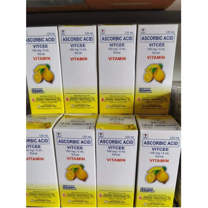 ASCORBIC ACID VITCEE SYRUP 120ML | Shopee Philippines