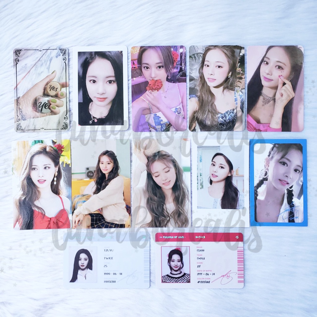 TWICE TZUYU Official Photocards, Trading Cards, POBs, And Other Album ...