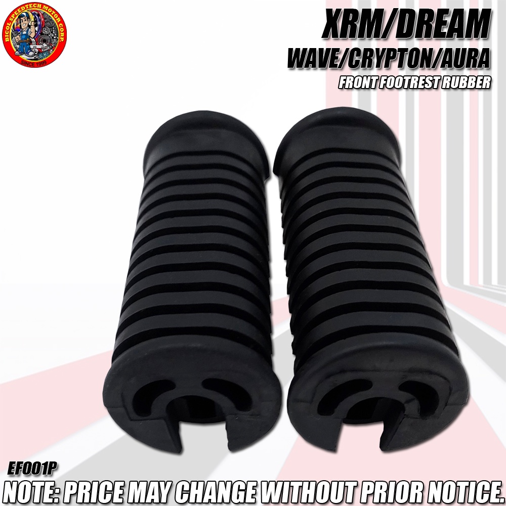 XRM/DREAM/WAVE/CRYPTON/AURA FRONT FOOTREST RUBBER (PRICE IS SET ...