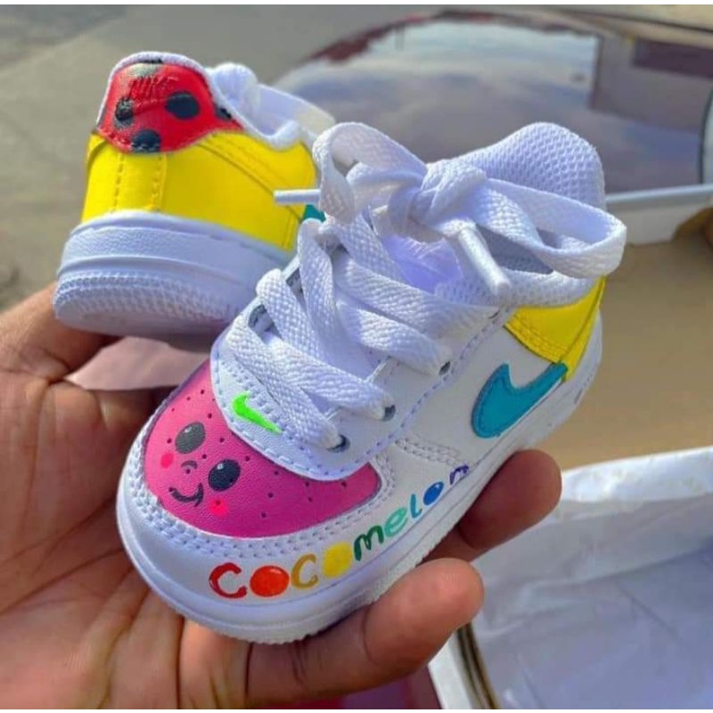 Shoe Cocomelon Af1 Custom Nike Shoes Cocomelon Air Force Nike Air