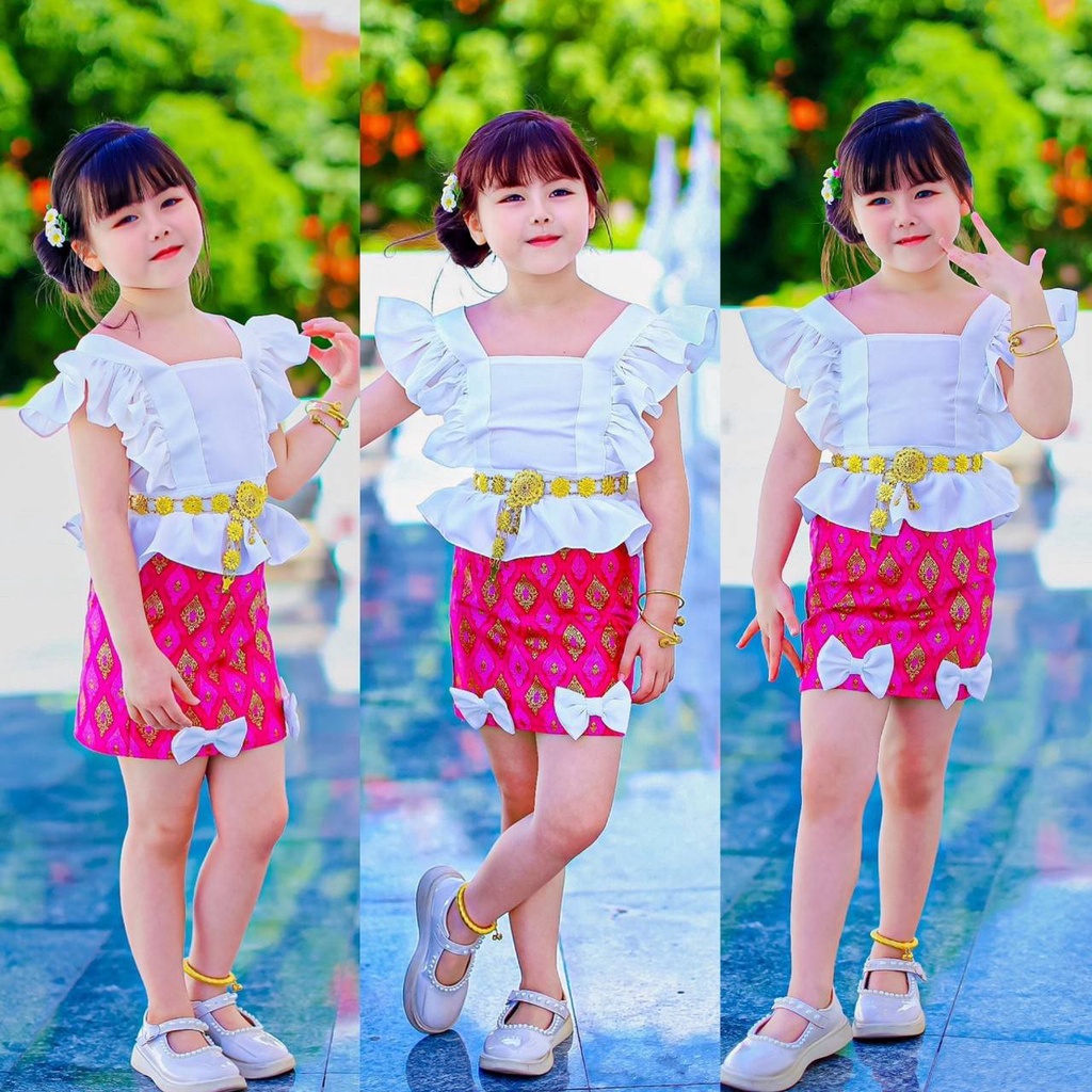 Thailand Beige Short Dress.