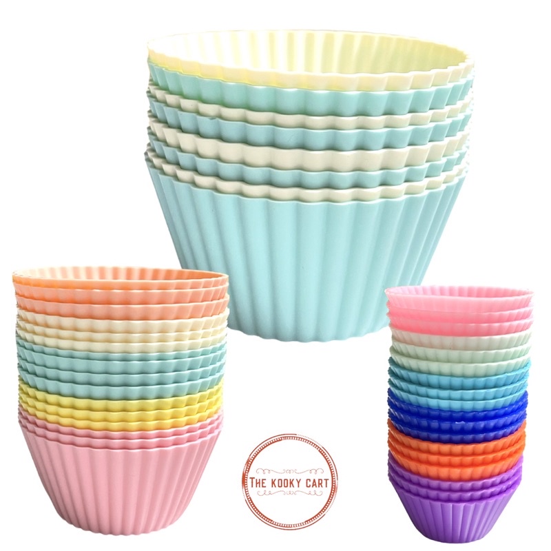 Bento l Silicone Cup Molder Silicon Mini Cups Tools Cupcake Bases Molds ...