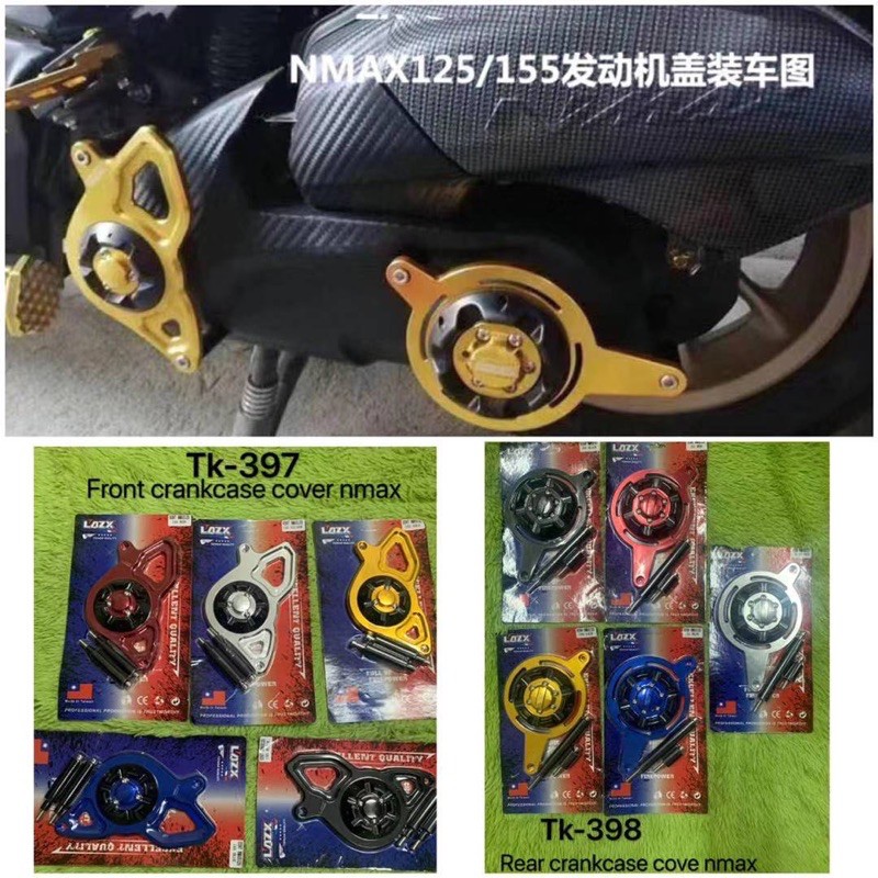 Nmax Engine Cover Crankcase Cover CNC 1set (Front+Rear) | Shopee ...