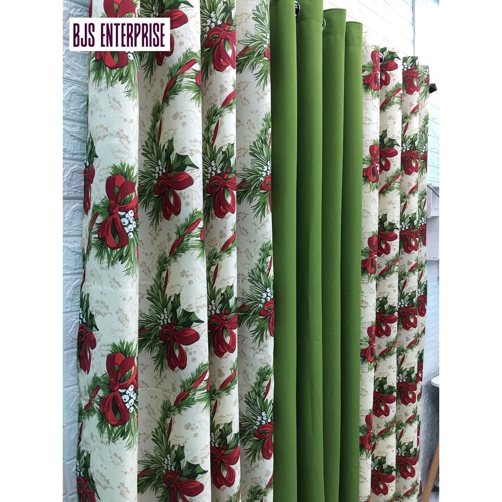 Christmas Curtain Ribbonette - Sold per PIECE or SET | Shopee Philippines