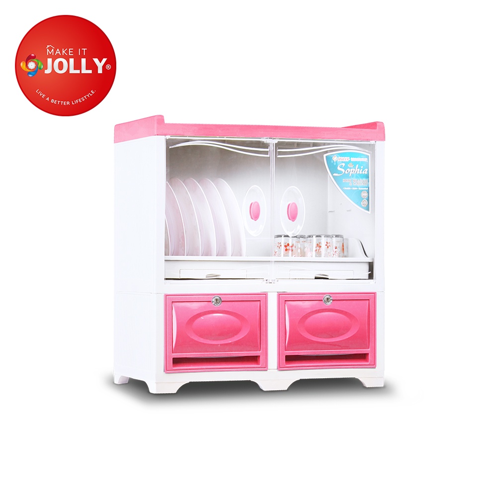 JOLLY PLASTIC Sophia Mini Dish Cabinet Shopee Philippines
