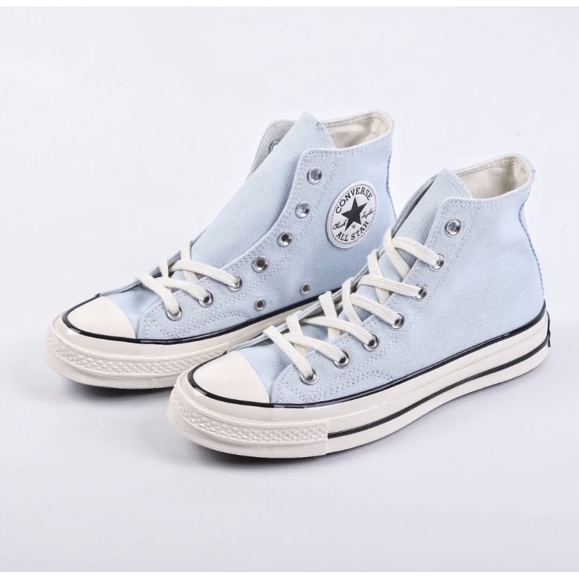 Converse 1970S sneakers rubbershoes shoes for men shoes for women Light blue High Low Chuck Taylor All Star Vinttage Canvas Skateboard shoes shoes sneakers rubber soles Shopee Philippines