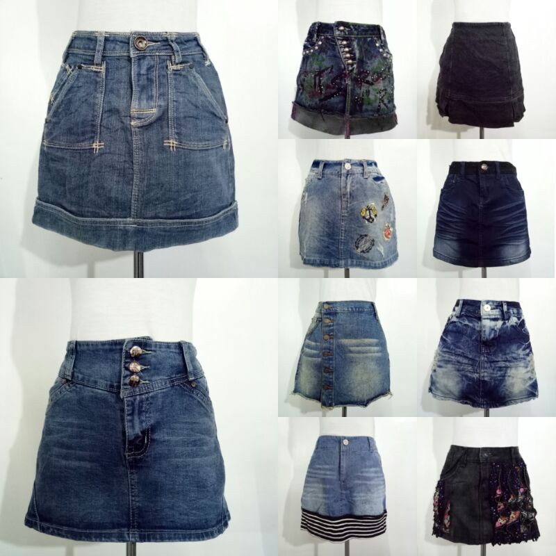 Shopee denim hot sale skirt