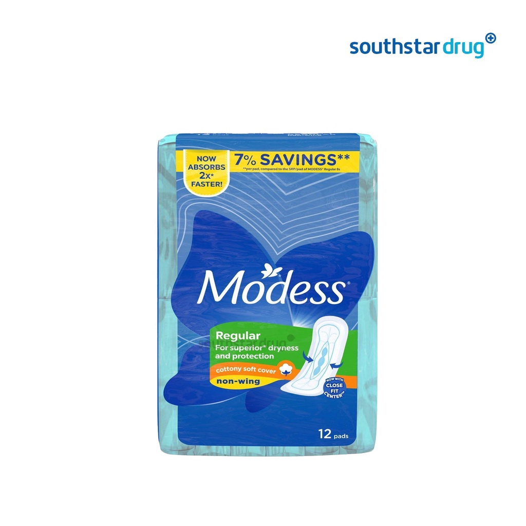 Modess Singles Cottony Soft Maxi Napkin - 12s | Shopee Philippines