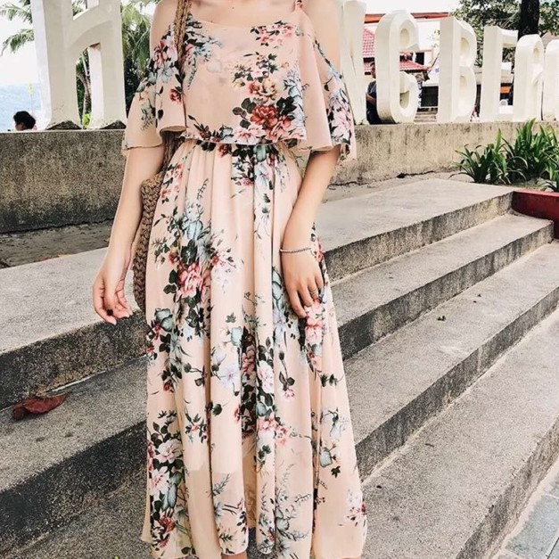 Floral hotsell dress shopee