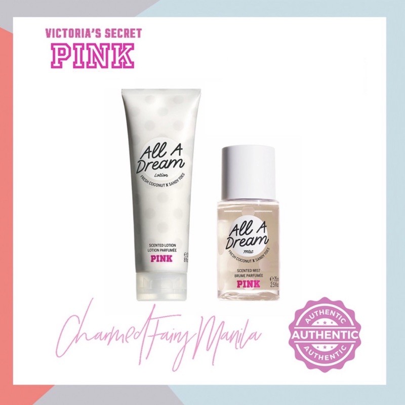 Victoria secret pink discount all a dream