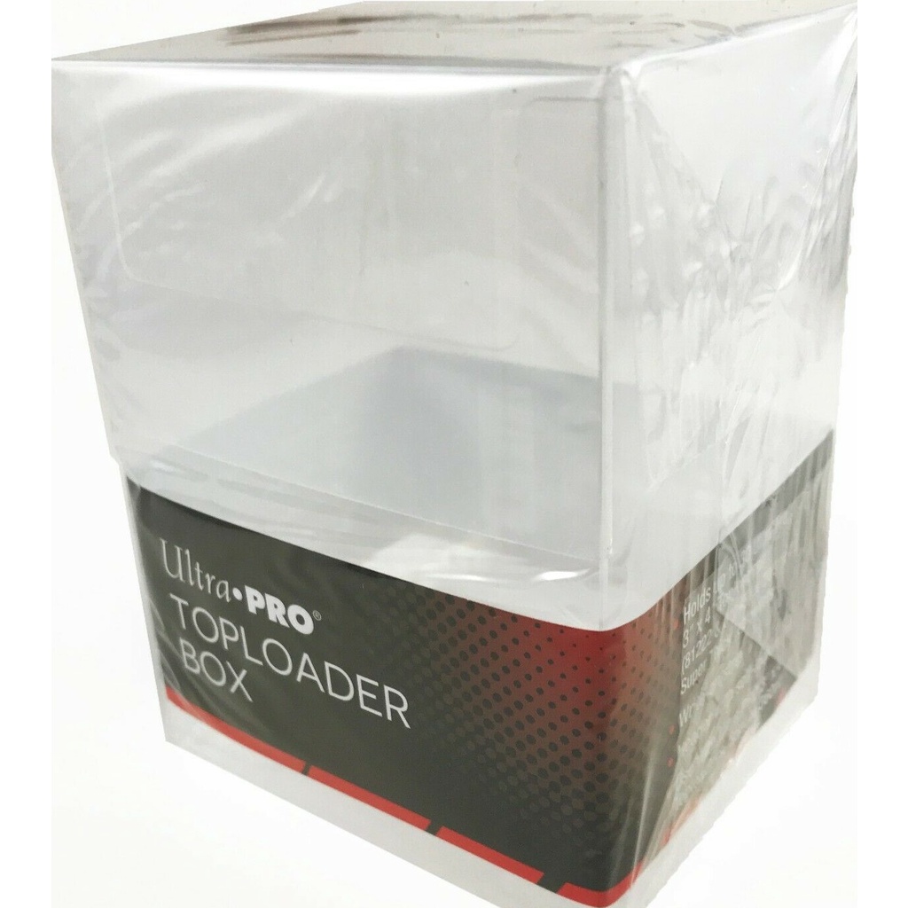 Ultra Pro Clear Top Loader Storage Box (Storage for Top loaders w
