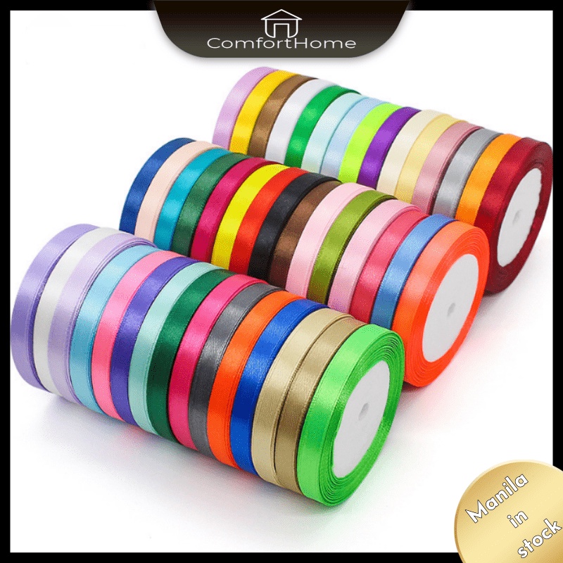 R011 COD (25 yards/roll) Gift Packing Satin Ribbon Christmas/Wedding ...