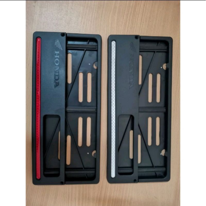 100 Original Honda Motorcycle Number Plate Holder Cover AHM Shopee Philippines