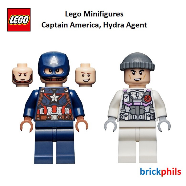 Lego Minifigures Captain America Hydra Agent Shopee Philippines