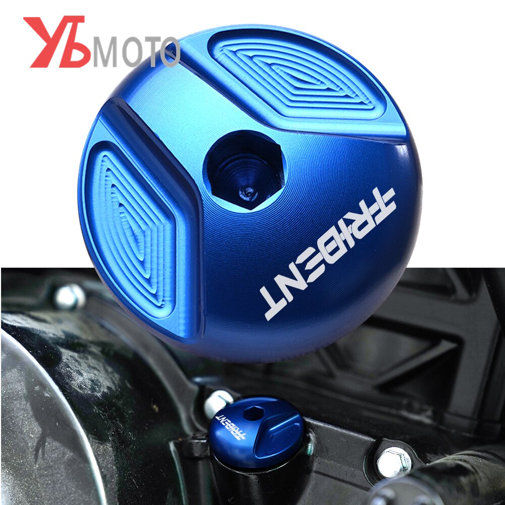 LOGO Motorcycle Aluminum Engine Oil filler cover Cap for Triumph ...