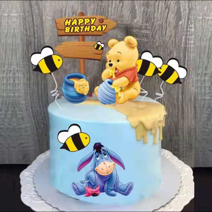 Winnie the Pooh Theme Cake Topper