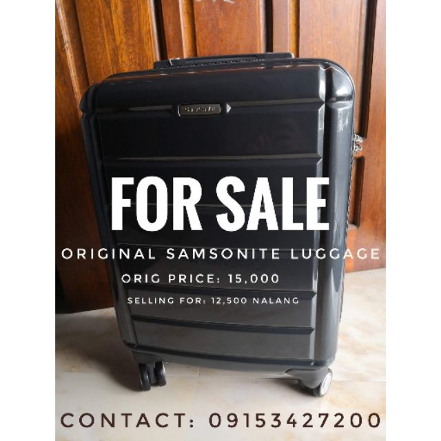 Samsonite discount luggage price