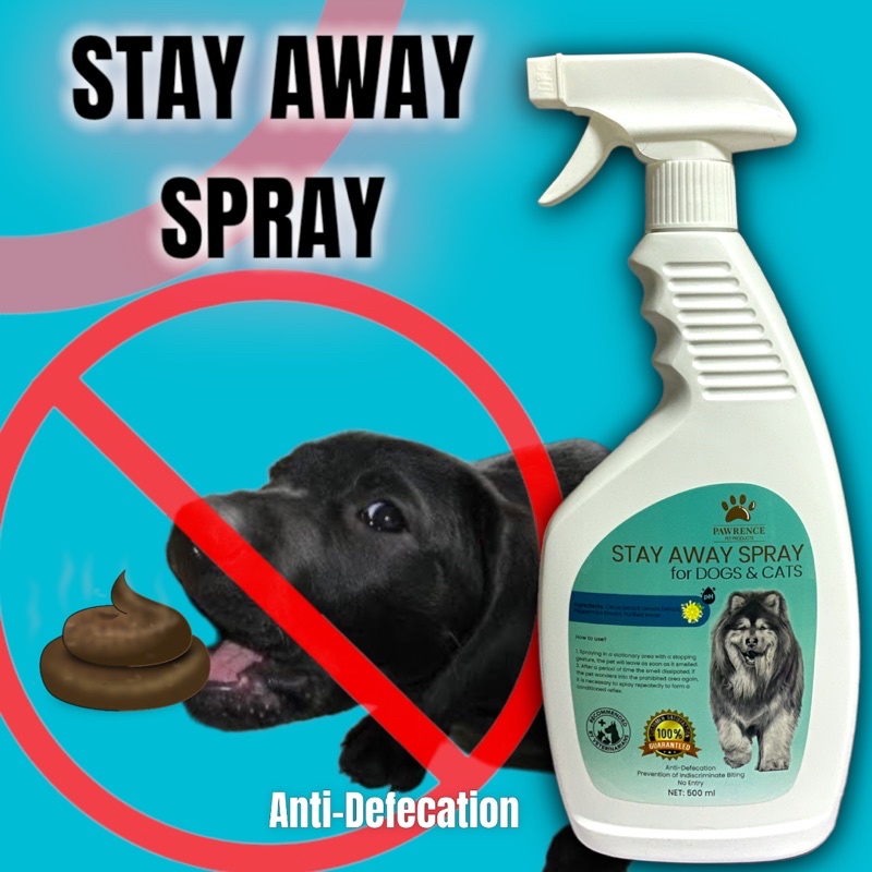 Stay Away Spray PREVENT BITING BEHAVIOR POOP EATING 500 ML Shopee Philippines