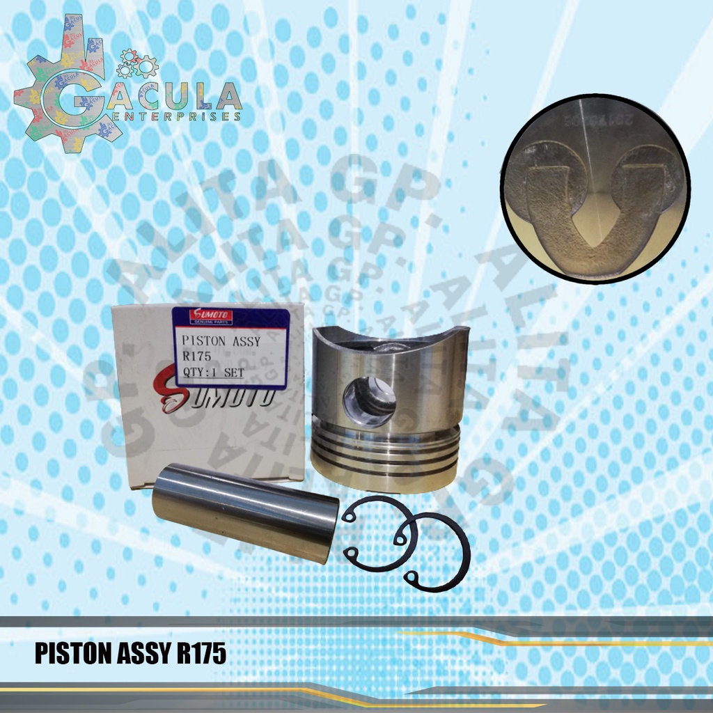 Piston Assy China R175 Water cooled Diesel Engine | Shopee Philippines