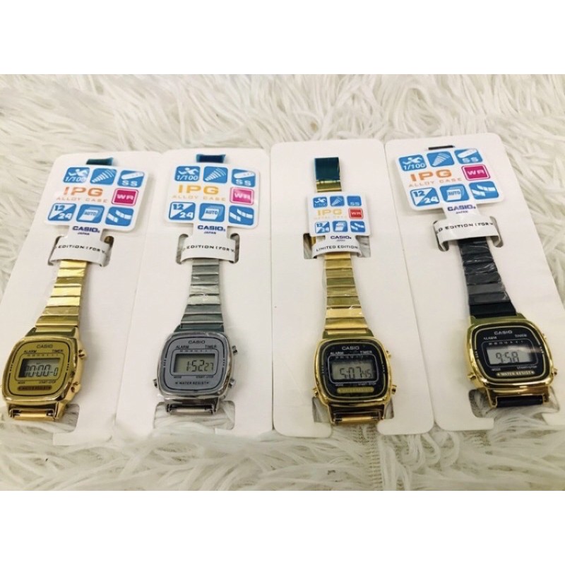 Casio la670 classic gold best sale mini watch